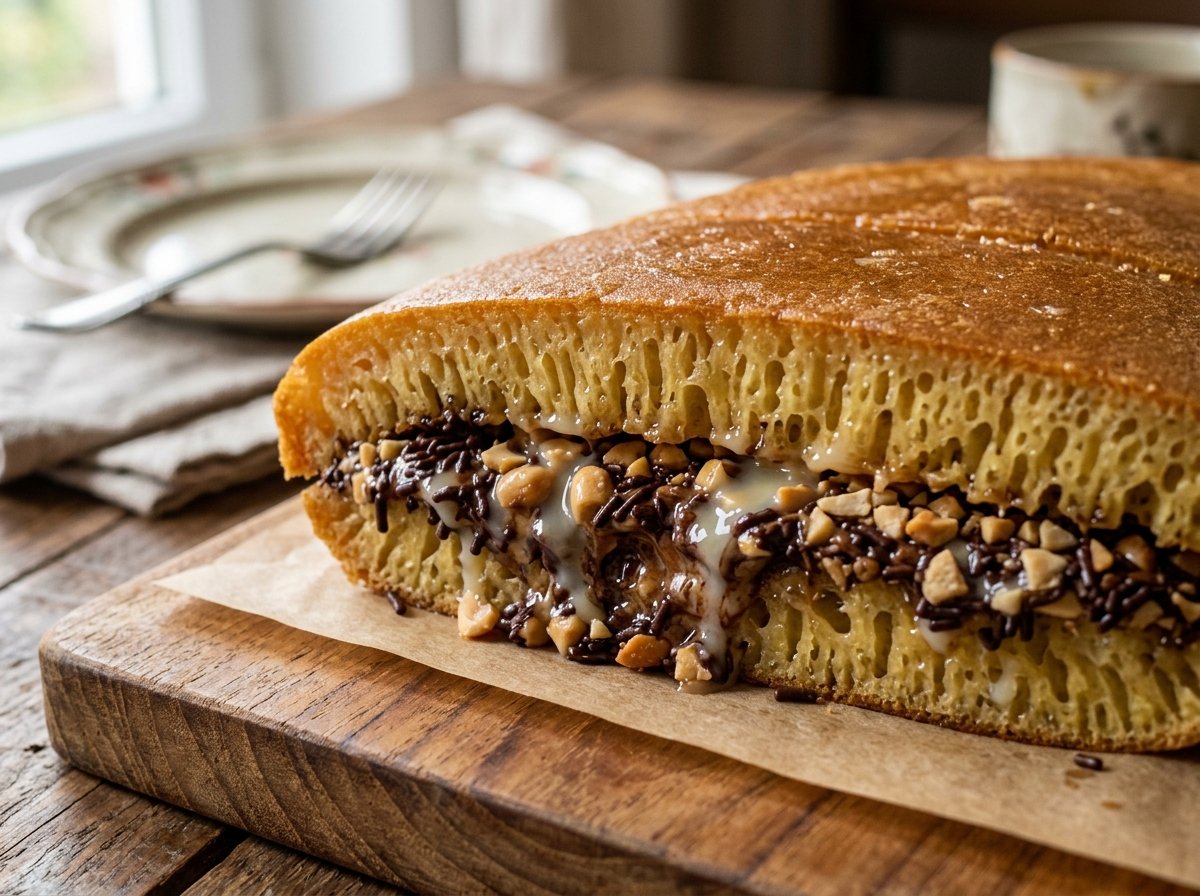 Martabak Kacang Cokelat